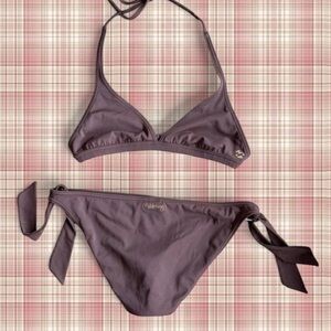 billabong brown bikini set